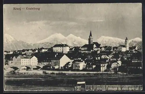 AK Kranji, Krainburg, Totalansicht