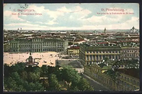 AK St. Pétersbourg, Vue prise de la Cathédrale de St. Isaac