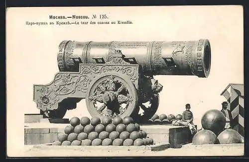 AK Moscou, Le tzar des canons au Kremlin