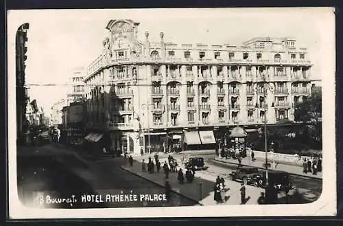 AK Bucuresti, Hotel Athénée Palace