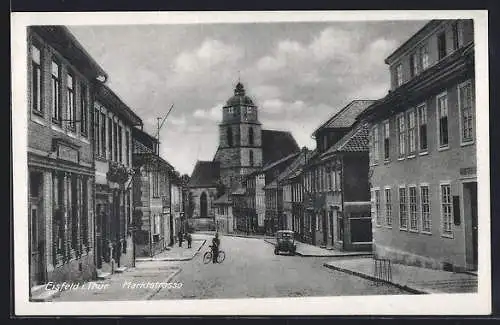 AK Eisfeld, Blick in die Marktstrasse