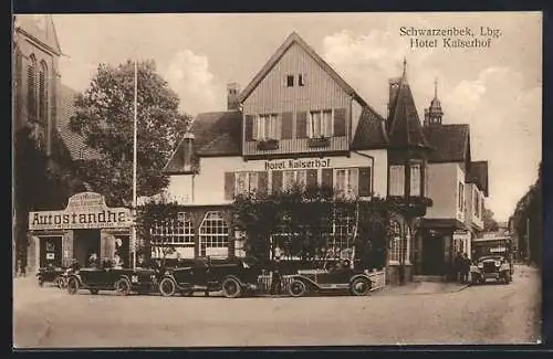 AK Schwarzenbek / Lbg., Hotel Kaiserhof von Hans Dau