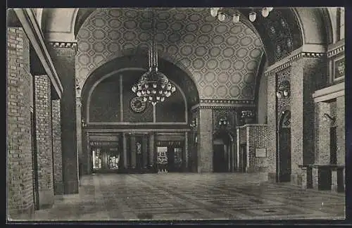 AK Oldenburg / Old., Vorhalle im Hauptbahnhof