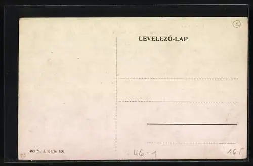 AK Ujvidék, Kossuth Lajos-utca, Strassenbahn