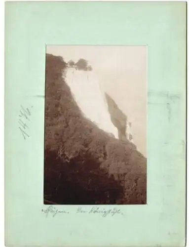 Fotografie Brück & Sohn, Meissen, Ansicht Königsstuhl a. Rügen, Blick auf den Kreidefelsen am Stubbenkammer