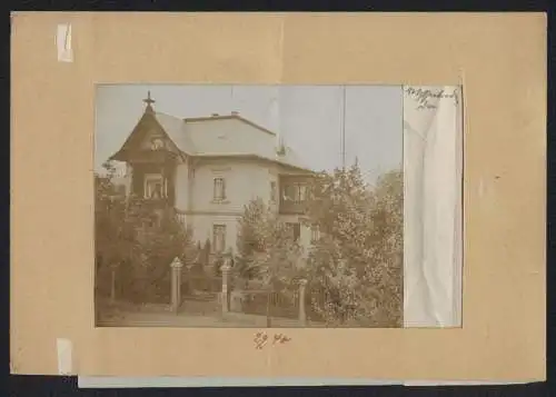 Fotografie Brück & Sohn, Meissen, Ansicht Kötzschenbroda, Blick auf eine schöne Villa