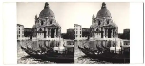 10 Stereo-Fotografien unbekannter Fotograf, Ansicht Venedig - Venezia, Kathedrale, Dom, Palazzi am Canale Grande u.a.