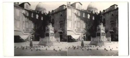 10 Stereo-Fotografien unbekannter Fotograf, Ansicht Venedig - Venezia, Kathedrale, Dom, Palazzi am Canale Grande u.a.