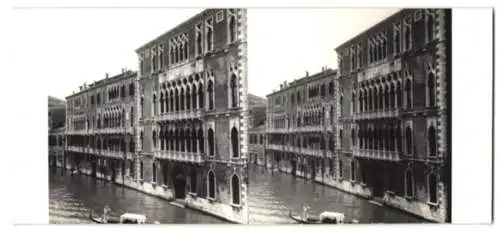 10 Stereo-Fotografien unbekannter Fotograf, Ansicht Venedig - Venezia, Kathedrale, Dom, Palazzi am Canale Grande u.a.