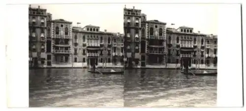 10 Stereo-Fotografien unbekannter Fotograf, Ansicht Venedig - Venezia, Kathedrale, Dom, Palazzi am Canale Grande u.a.