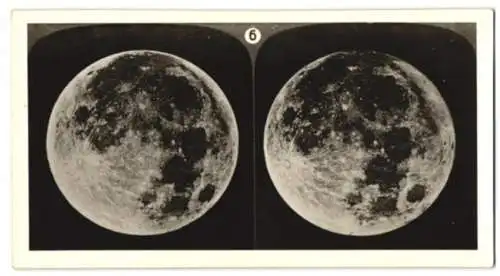 9 Stereo-Fotografien Mond, Gyramiden von Giseh, Erntehelfer mt Bananenstaude, Elefanten am Fluss, Wasserfall u.a.