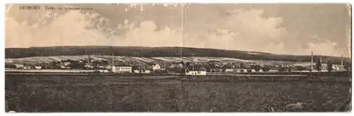 Klapp-AK Duingen, Panorama von Süden aus gesehen