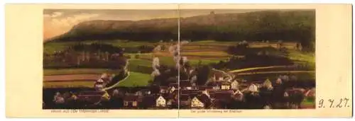 Klapp-AK Eisenach / Thüringen, Der grosse Hörselberg