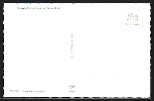 AK Schweinfurt a. Main, Sommerbad