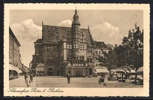 AK Schweinfurt, Partie beim Rathaus