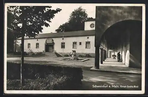 AK Schweinfurt, Blick zum Ernst-Sachs-Bad