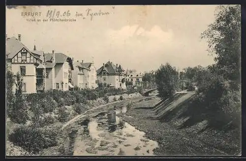 AK Erfurt, Villen an der Pförtchenbrücke