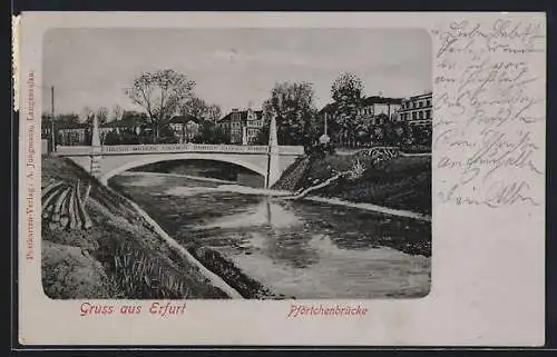 AK Erfurt, Villen an der Pförtchenbrücke