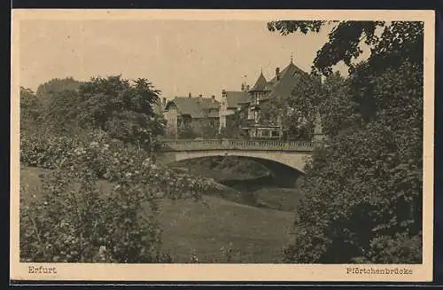 AK Erfurt, Partie an der Pförtchenbrücke