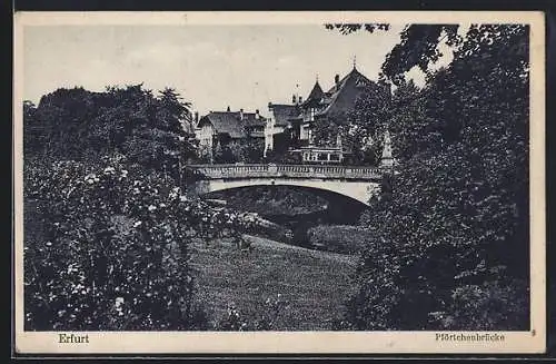 AK Erfurt, Villen an der Pförtchenbrücke