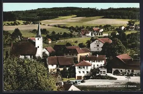 AK Güttersbach i. Odenw., Gesamtansicht mit dem Gasthof zur Zentlinde