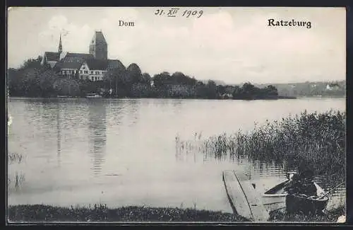 AK Ratzeburg, Der Dom über den Fluss betrachtet