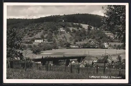 AK Höchst / Odenwald, Blick nach dem Schillertempel