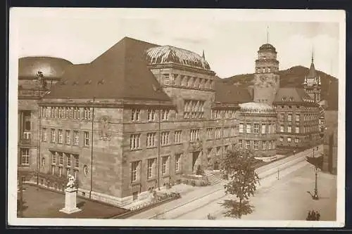 AK Freiburg i. Br., Blick auf die Universität