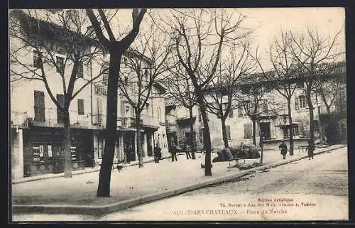 AK Saint-Paul-Trois-Châteaux, Place du Marché