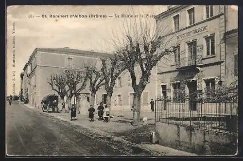 AK St. Rambert d`Albon, La Mairie et la Place