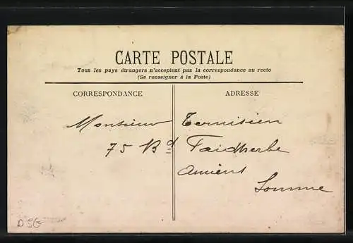 AK Grande Semaine d`Aviation, Mamet sur Monoplane Blériot 11, Eindecker-Flugzeug