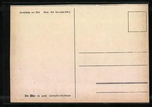 AK Bordschütze am Maschinengewehr in einem Flugzeug der Luftwaffe