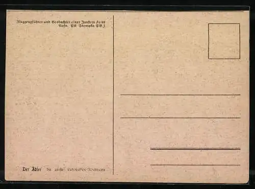 AK Flugzeugführer und Beobachter einer Junkers Ju 88