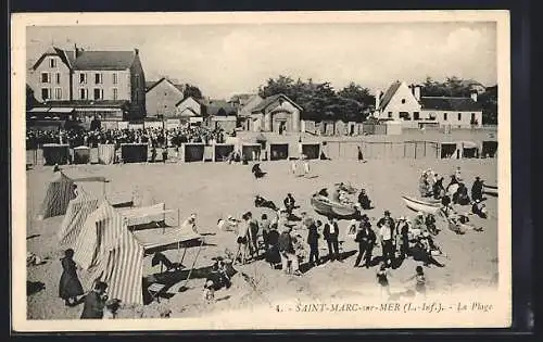 AK Saint-Marc-sur-Mer, La Plage