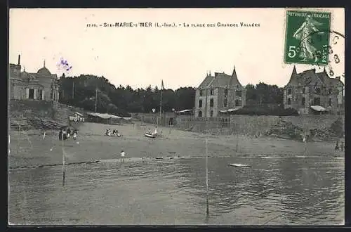 AK Ste-Marie-sur-Mer, La plage des Grandes Vallées