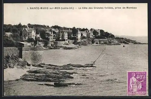 AK Sainte-Marie-sur-Mer, La Côte des Grandes Vallées, prise de Mombau