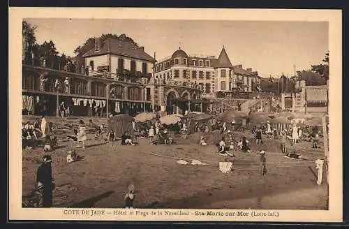 AK Sainte-Marie-sur-Mer, Hôtel et Plage de la Novelliard