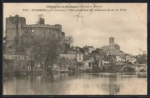 AK Clisson, Vue générale du Château et de la Ville