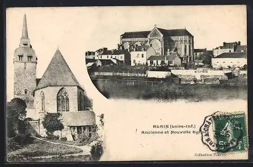 AK Blain, Ancienne et Nouvelle Églises