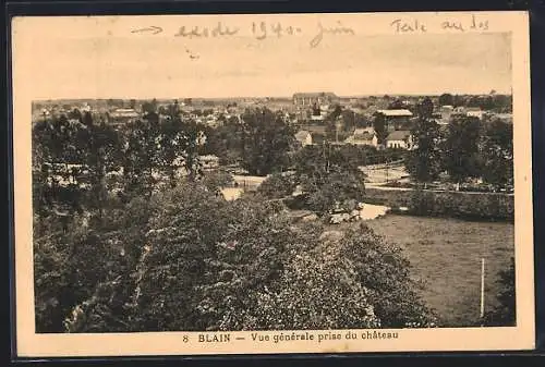 AK Blain, Vue générale prise du château