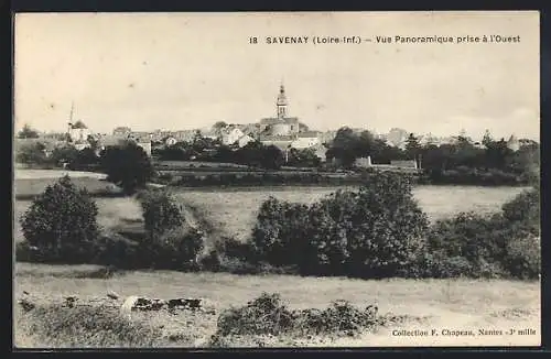 AK Savenay, Vue panoramique prise à l`Ouest