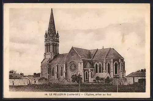 AK Le Pellerin, L`Église prise au Sud