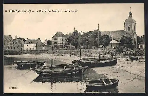 AK Piriac, Le Port et le Quai pris de la Jetée