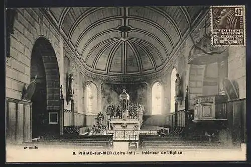 AK Piriac-sur-Mer, Intérieur de l`Église