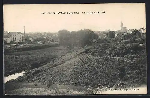 AK Pontchâteau, La Vallée du Brivet et panorama de la ville