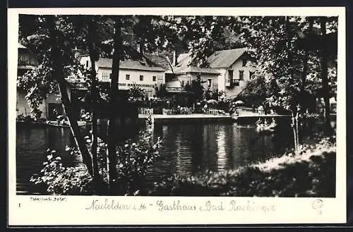 AK Neufelden i. M., Gasthaus u. Bad Rachinger