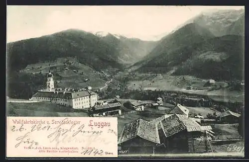 AK Luggau /Kärnten, Wallfahrtskirche und Servitenkloster