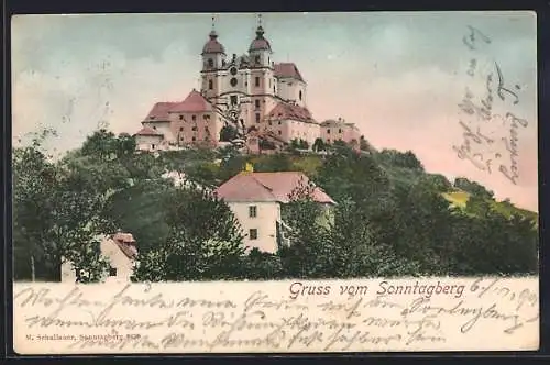 AK Sonntagberg, Blick auf die Kirche