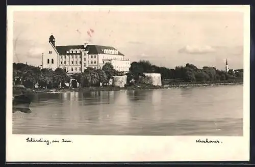 AK Schärding am Inn, Blick auf das Kurhaus