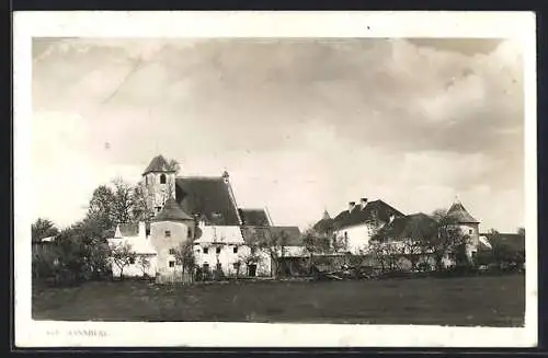 AK Garsten /O.-Oe., Sonnberg mit Kirche